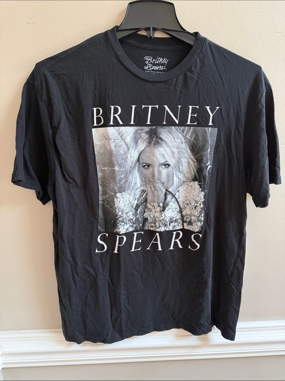 Britney Spears Black Graphic Tee Size XL